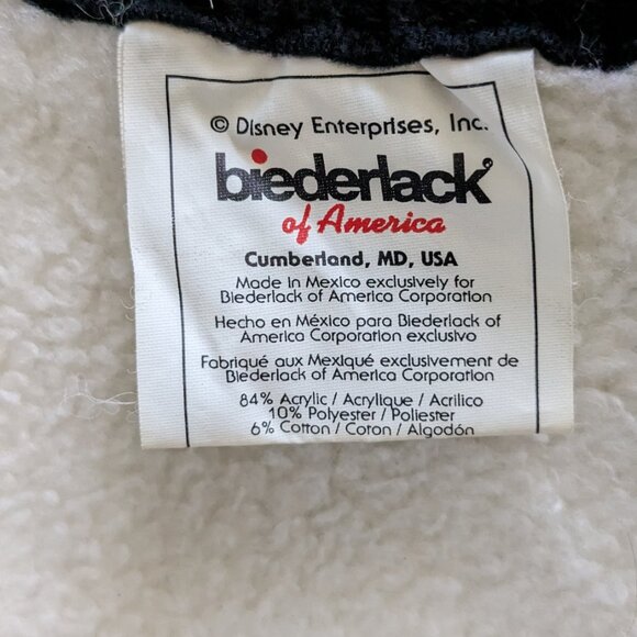 Vtg. BIEDERLACK Disney Enterprise Mickey Mouse Throw Cover Blanket 58" x 49" - Picture 3 of 4